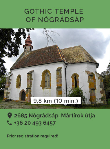 Gothic temple of Nógrád